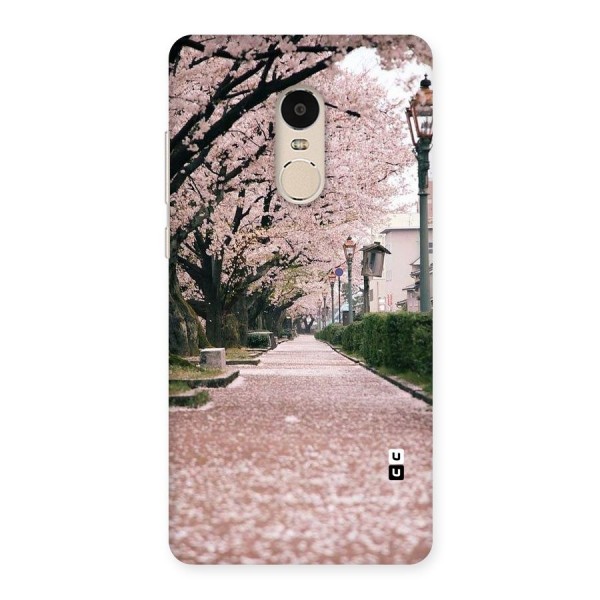 Street In Pink Flowers Back Case for Xiaomi Redmi Note 4