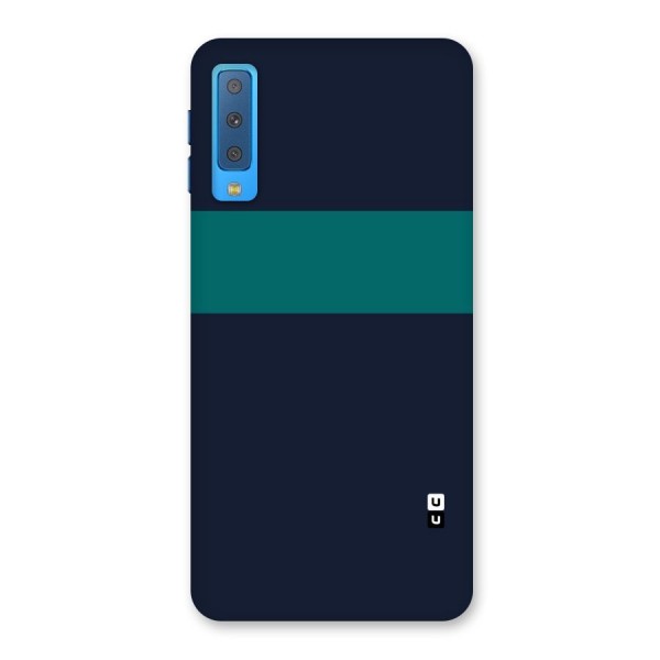 Stripe Block Back Case for Galaxy A7 (2018)