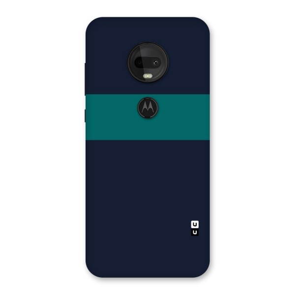 Stripe Block Back Case for Moto G7