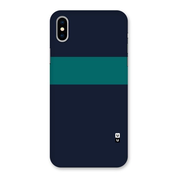 Stripe Block Back Case for iPhone X