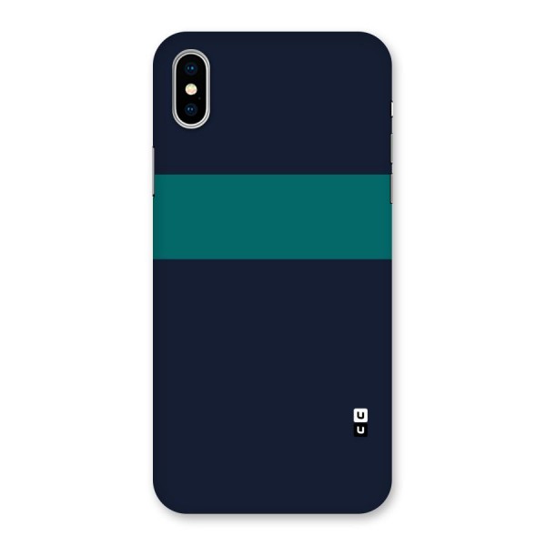 Stripe Block Back Case for iPhone XS