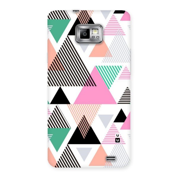 Stripes Abstract Colors Back Case for Galaxy S2