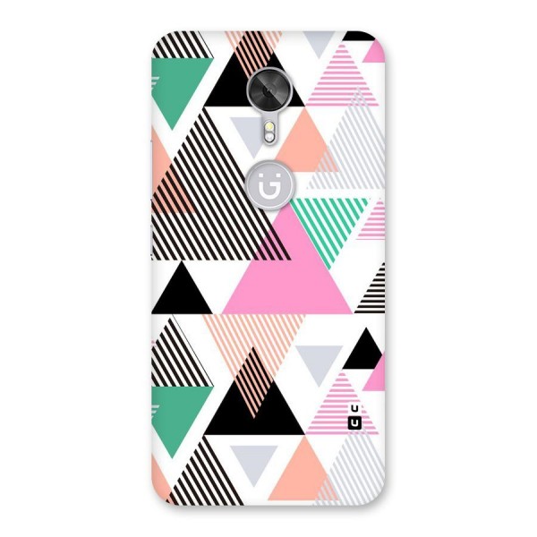 Stripes Abstract Colors Back Case for Gionee A1