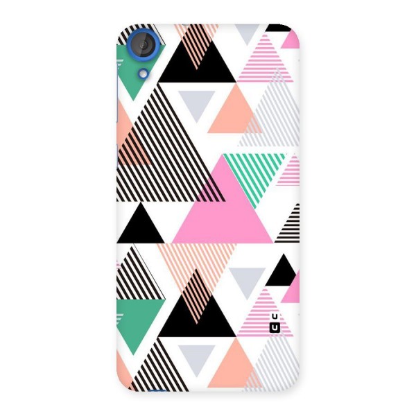 Stripes Abstract Colors Back Case for HTC Desire 820