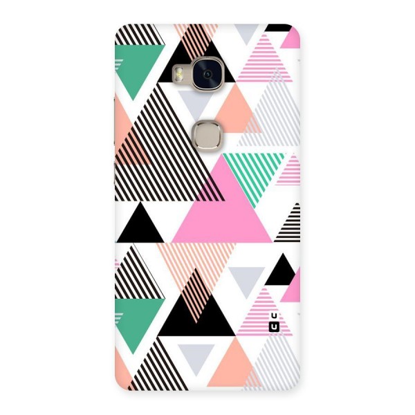 Stripes Abstract Colors Back Case for Huawei Honor 5X