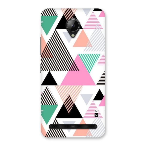 Stripes Abstract Colors Back Case for Lenovo C2