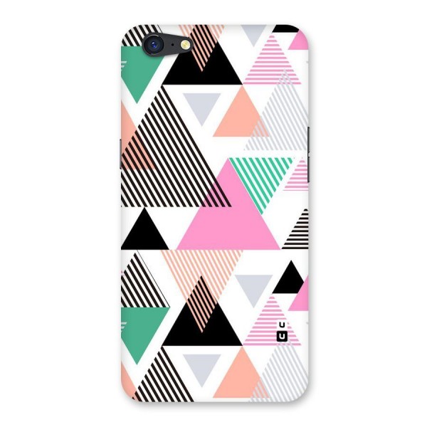 Stripes Abstract Colors Back Case for Oppo A71