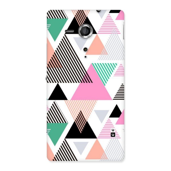 Stripes Abstract Colors Back Case for Sony Xperia SP