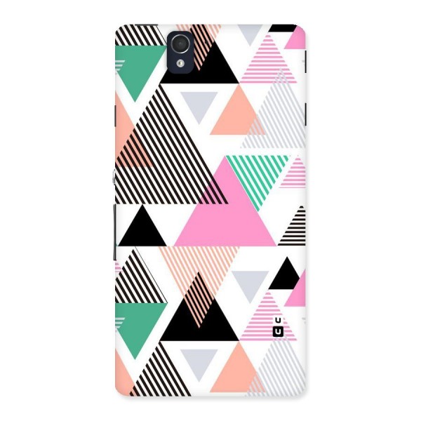 Stripes Abstract Colors Back Case for Sony Xperia Z