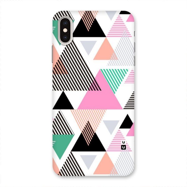 Stripes Abstract Colors Back Case for iPhone XS Max