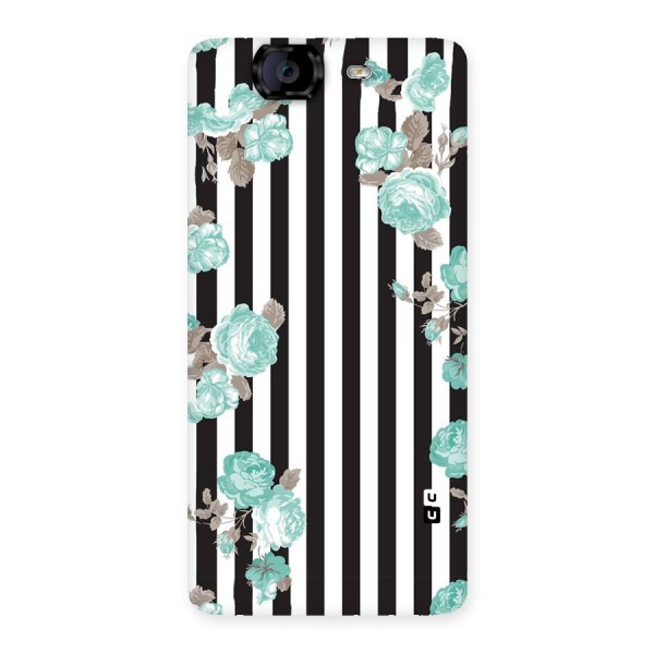 Stripes Bloom Back Case for Canvas Knight A350