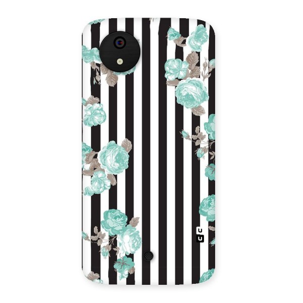 Stripes Bloom Back Case for Micromax Canvas A1
