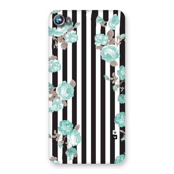 Stripes Bloom Back Case for Micromax Canvas Fire 4 A107
