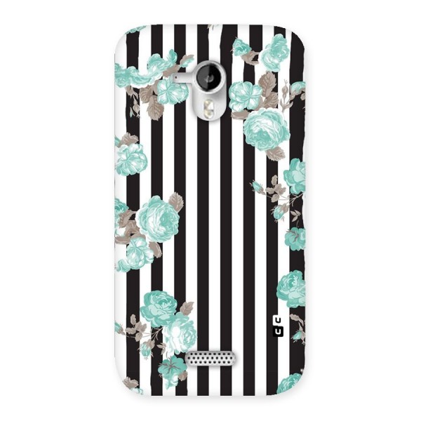 Stripes Bloom Back Case for Micromax Canvas HD A116