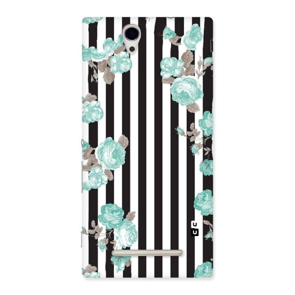 Stripes Bloom Back Case for Sony Xperia C3