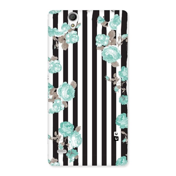 Stripes Bloom Back Case for Sony Xperia C4
