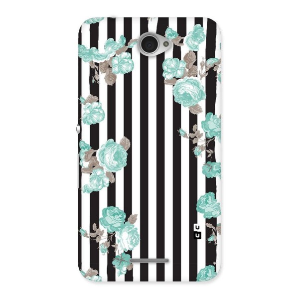 Stripes Bloom Back Case for Sony Xperia E4