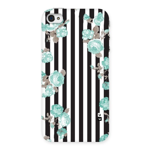 Stripes Bloom Back Case for iPhone 4 4s
