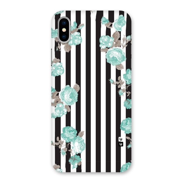 Stripes Bloom Back Case for iPhone X