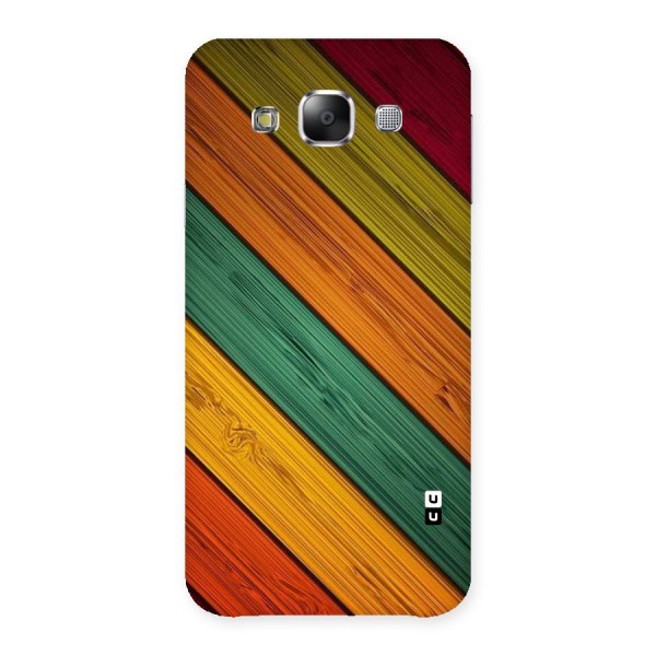 Stripes Classic Design Back Case for Samsung Galaxy E5