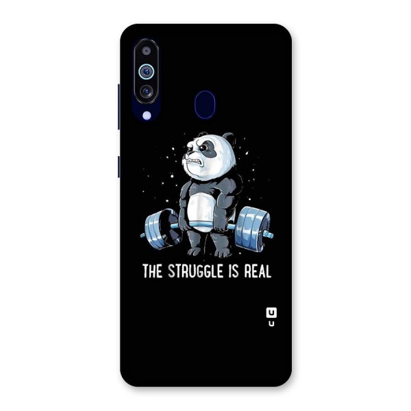 Struggle is Real Panda Back Case for Galaxy M40