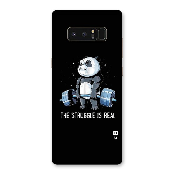 Struggle is Real Panda Back Case for Galaxy Note 8