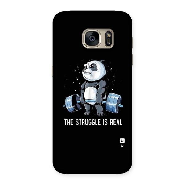 Struggle is Real Panda Back Case for Galaxy S7