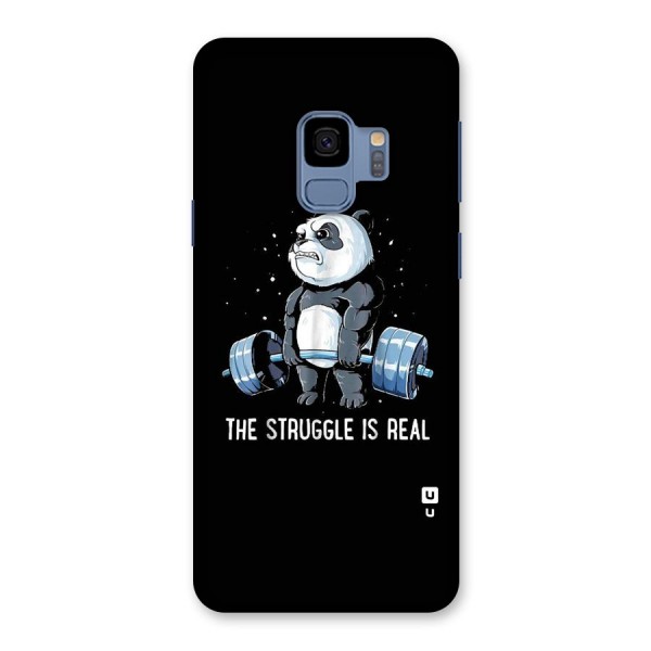 Struggle is Real Panda Back Case for Galaxy S9