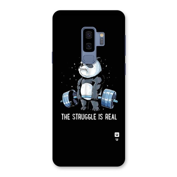 Struggle is Real Panda Back Case for Galaxy S9 Plus