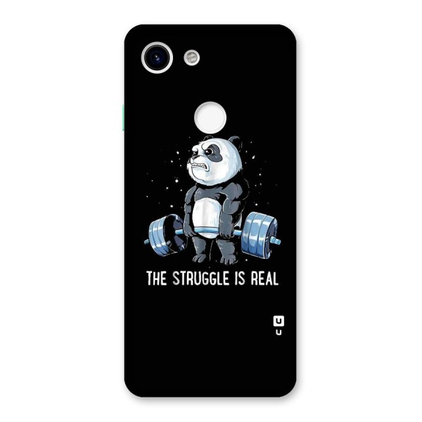 Struggle is Real Panda Back Case for Google Pixel 3