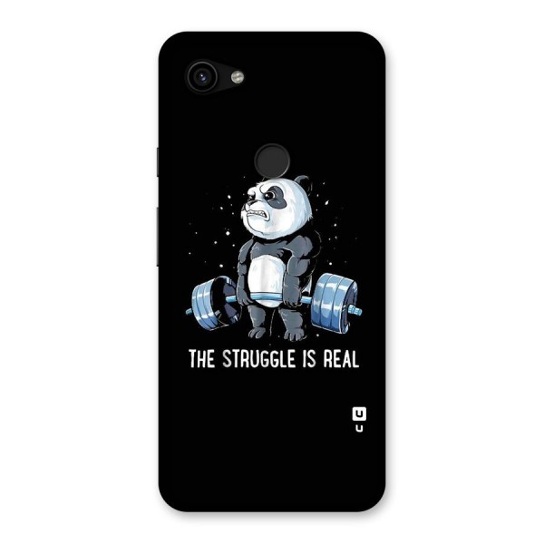 Struggle is Real Panda Back Case for Google Pixel 3a XL