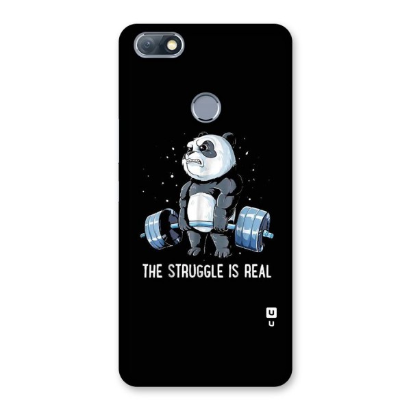 Struggle is Real Panda Back Case for Infinix Note 5