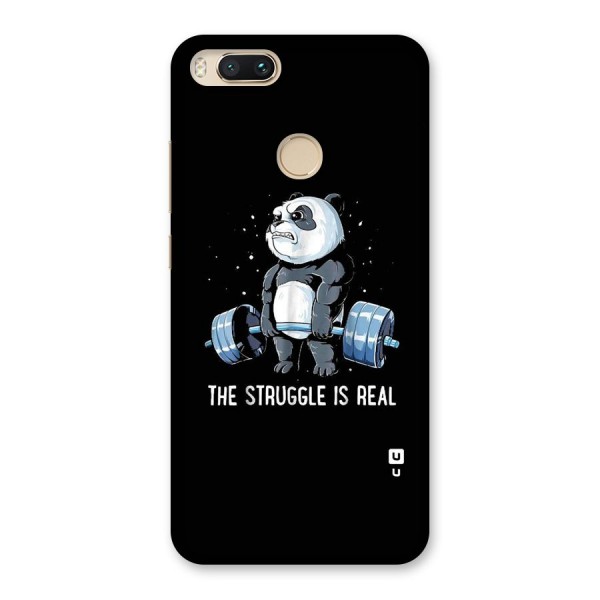 Struggle is Real Panda Back Case for Mi A1