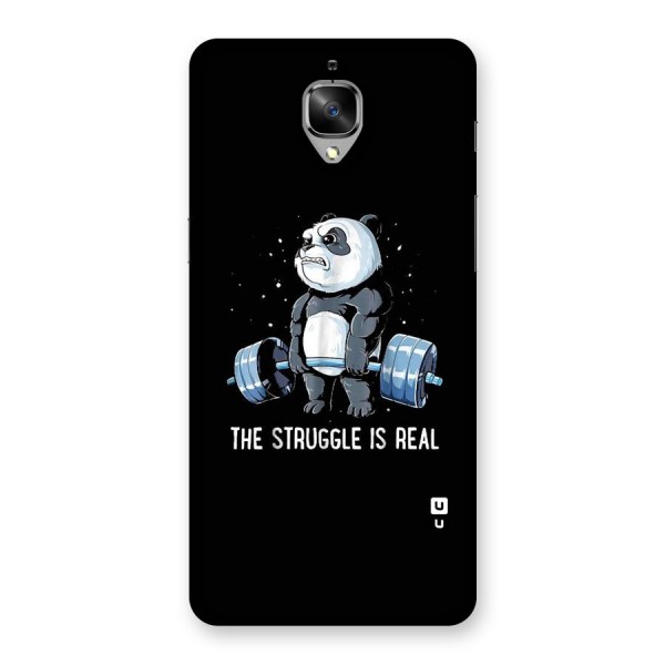 Struggle is Real Panda Back Case for OnePlus 3