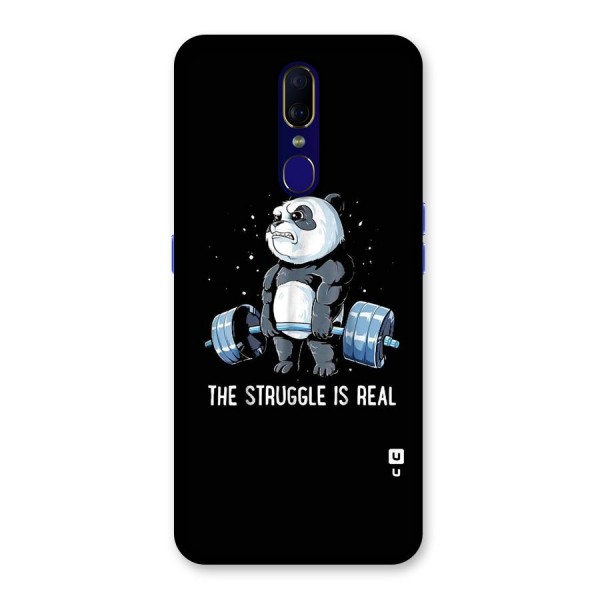 Struggle is Real Panda Back Case for Oppo A9