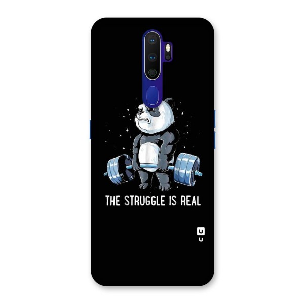 Struggle is Real Panda Back Case for Oppo A9 (2020)