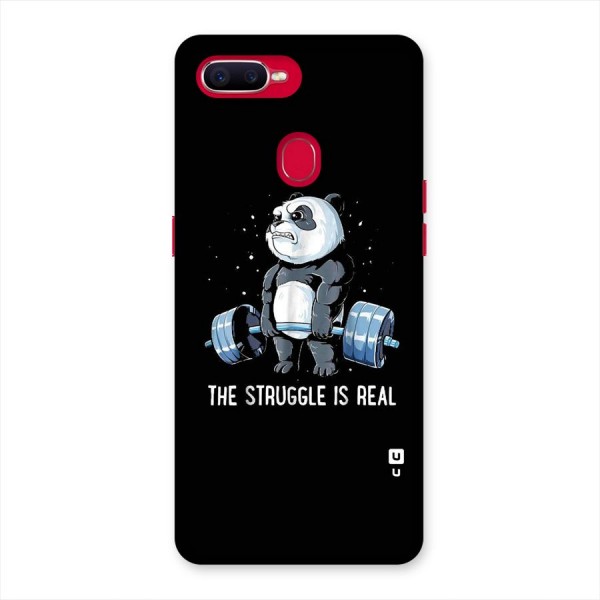 Struggle is Real Panda Back Case for Oppo F9 Pro