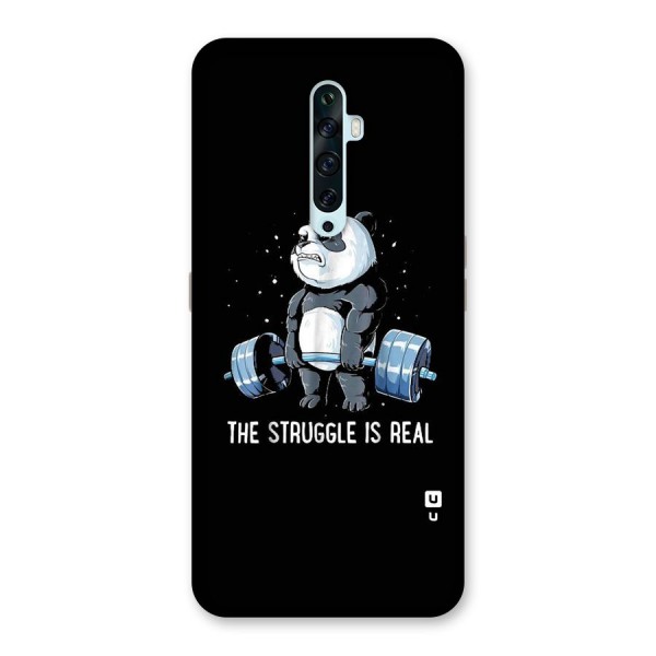 Struggle is Real Panda Back Case for Oppo Reno2 F