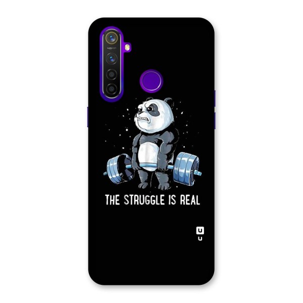 Struggle is Real Panda Back Case for Realme 5 Pro