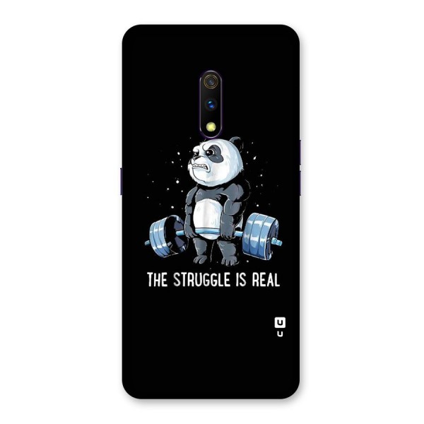 Struggle is Real Panda Back Case for Realme X