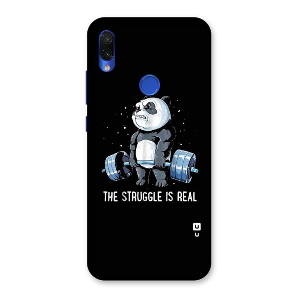 Struggle is Real Panda Back Case for Redmi Note 7S