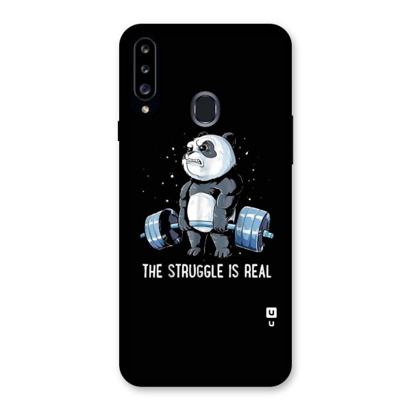 Struggle is Real Panda Back Case for Samsung Galaxy A20s