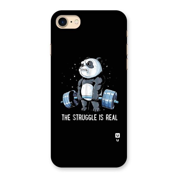 Struggle is Real Panda Back Case for iPhone 7