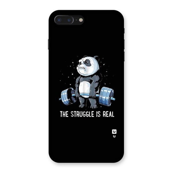 Struggle is Real Panda Back Case for iPhone 7 Plus