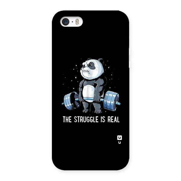 Struggle is Real Panda Back Case for iPhone SE