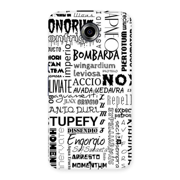 Stupefy Back Case for Nexsus 6