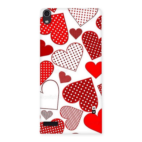 Style Hearts Back Case for Ascend P6