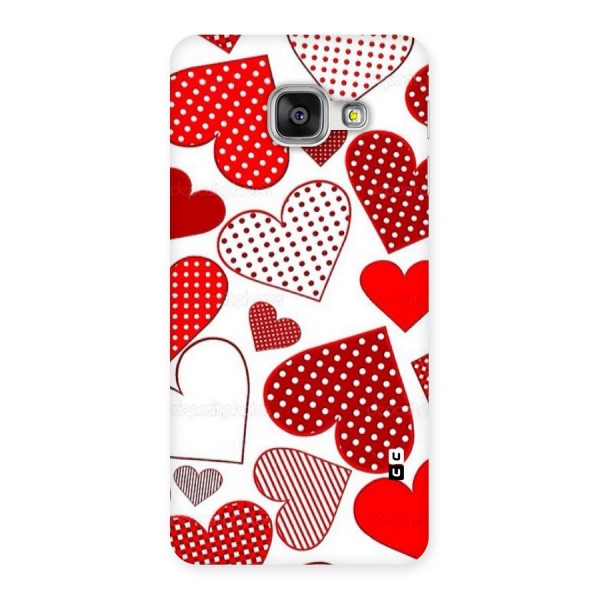 Style Hearts Back Case for Galaxy A3 2016
