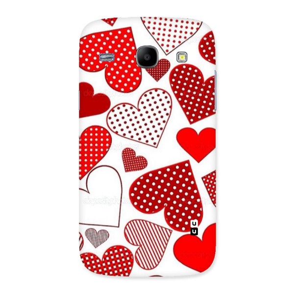 Style Hearts Back Case for Galaxy Core