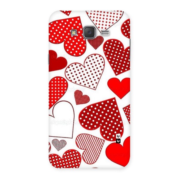 Style Hearts Back Case for Galaxy J7